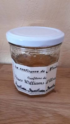 Confiture de poires Williams d'Alsace