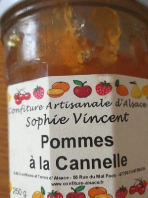 Confiture pomme cannelle