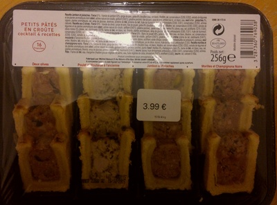 Petits pâtés en croûte cocktail 4 recettes