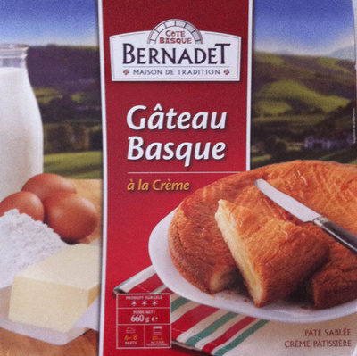 Gateau Basque surgelée