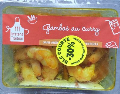 Gambas au curry