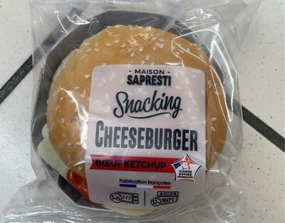 Snacking chesse burger
