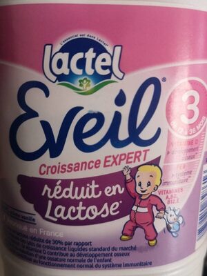 Eveil croissance expert réduit en lactose