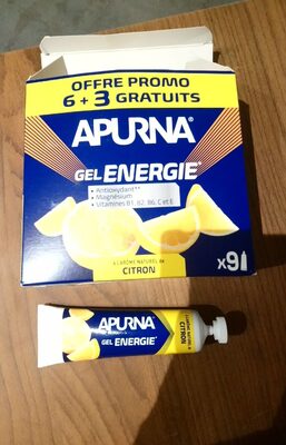 Gel energie front packaging