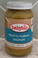 Risotto poireau saumon