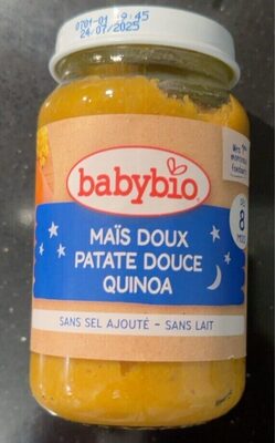 Maïs doux patate douce Quinoa