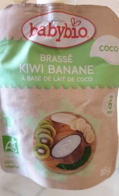 Brassé kiwi banane au lait de coco