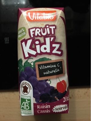 Jus Raisin, Cassis, Acérola