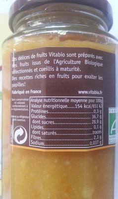 Fruits à tartiner Orange