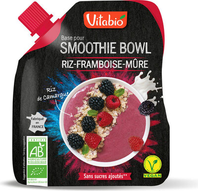 Préparation Smoothie Bowl Riz Mûre Framboise