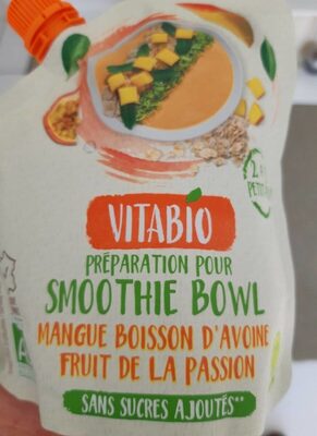 Préparation pour smoothie bowl front packaging