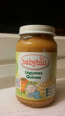 Mouliné de carotte Quinoa front packaging