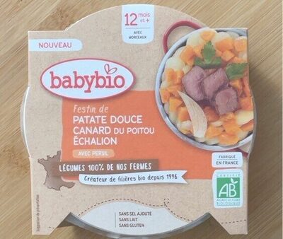 Festin de patate douce canard échalion