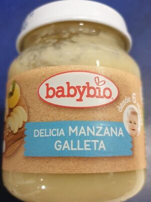 Delicia manzana con galleta