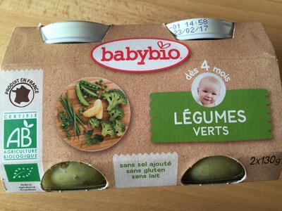 Petits Pots Légumes verts