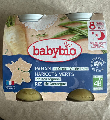 Pot Panais, Haricot Verts, Riz front packaging