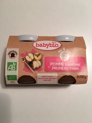 Pomme de Nouvelle-Aquitaine  Pruneau d'Agen front packaging