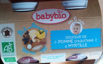 Douceur de pomme d'Aquitaine et myrtille