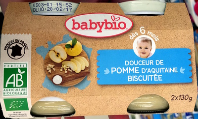 Douceur de pomme d'aquitaine biscuitée