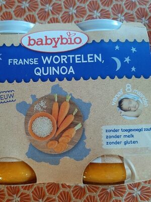 Carotte de france, quinoa front packaging