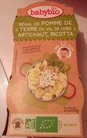 Régal de Pomme de Terre du Val de Loire, Artichaut, Ricotta