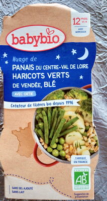 Nuage de panais du Centre Val-de-Loire, haricots verts de Vendée, blé avec ortie