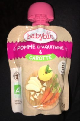 Compote Pomme d'Aquitaine et carotte