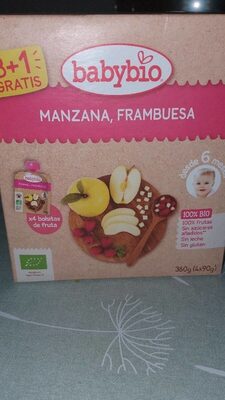 Manzana, frambuesa