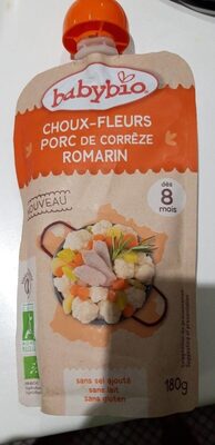 Choux fleur porc romarin