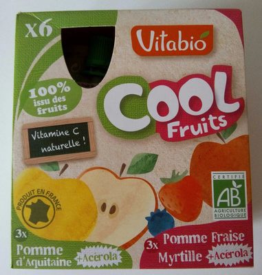 Cool fruits front packaging