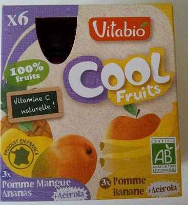 Cool fruits front packaging