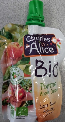 Compote Bio Pomme Charles et Alice