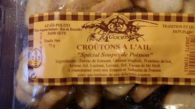 Croûtons à l'ail "Spécial soupe de poisson