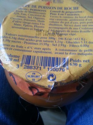 Rouille Sétoise Aux Oeufs Frais 106 ML