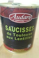 Saucisses de Toulouse aux lentilles