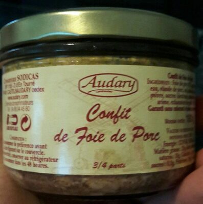 Confit de foie de porc