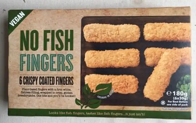 No Fish Fingers front packaging
