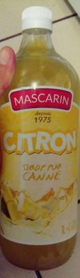 Sirop de citron pur canne