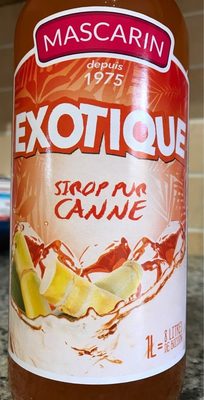 Sirop pur canne exotique