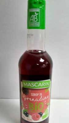 Sirop grenadine bio