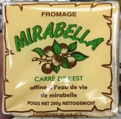 Carré de l'Est affiné à l'eau de vie de mirabelle (18% MG)