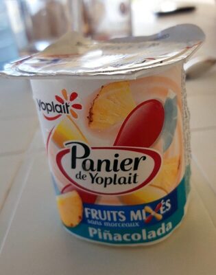Panier de Yoplait piña colada