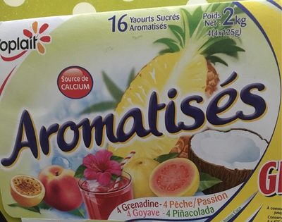 Yaourts sucres aromatises
