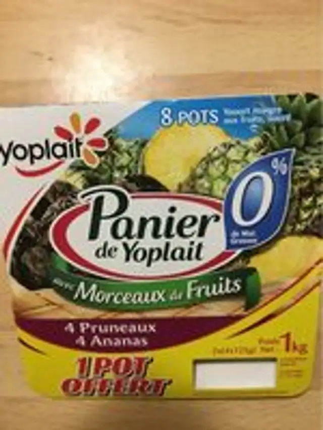 Panier de Yoplait
