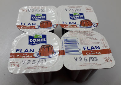 comté flan chocolat