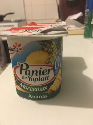 Panier de Yoplait avec Morceaux 0%