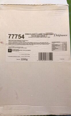 Framboisier façon macaron