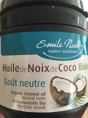 Huile de noix de coco biologique goût neutre