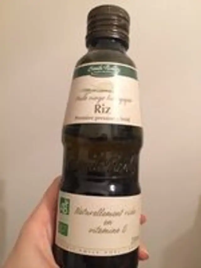 Huile vierge de riz Biologique, 250ml