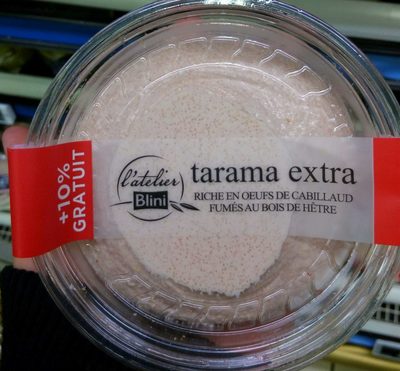Tarama extra (riche en œufs de Cabillaud, fumés au bois de Hêtre) (+10 % gratuit)